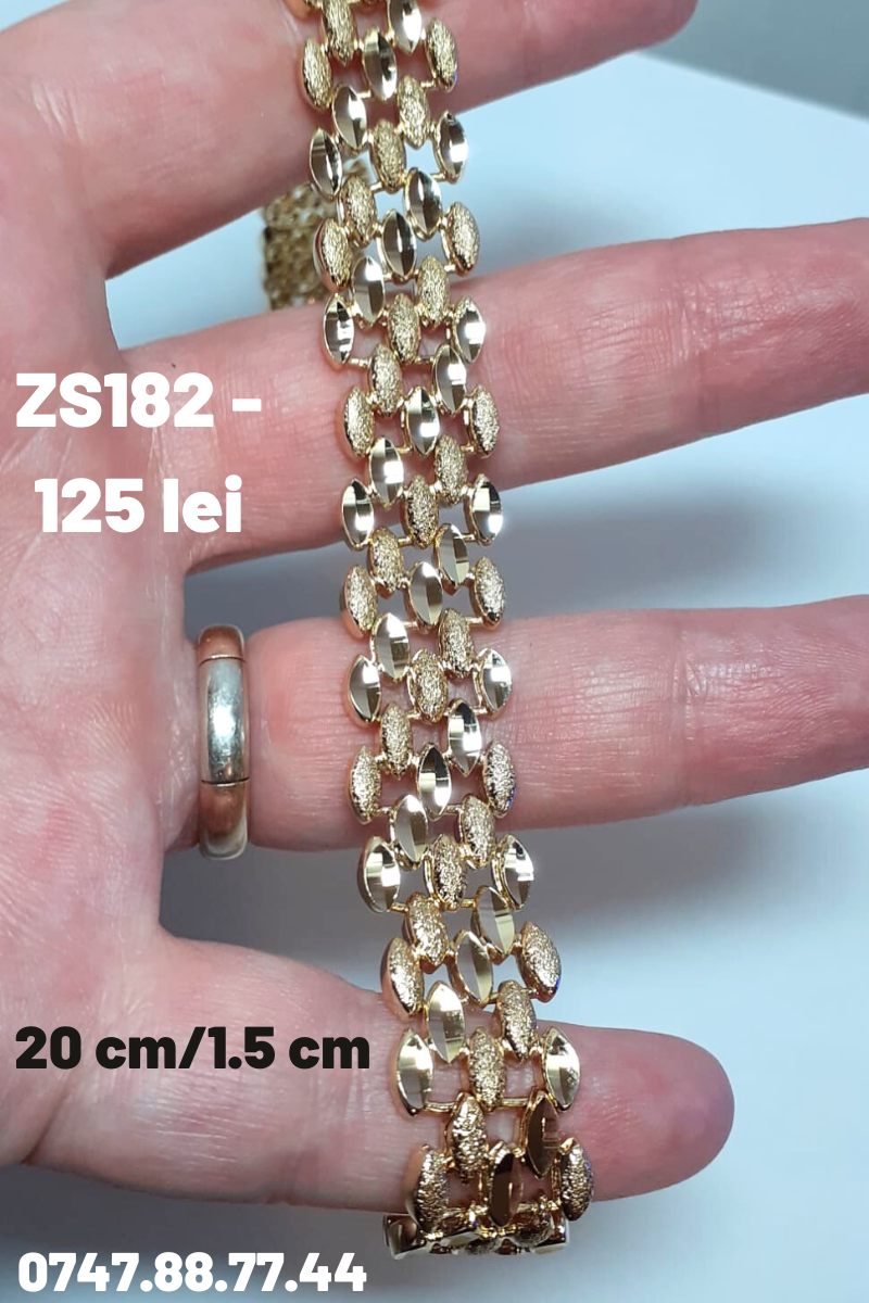 - Bratara placata cu aur de 14K - ZS182